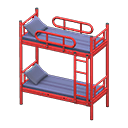 Bunk Bed Red / Striped
