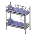Bunk Bed Silver / Striped