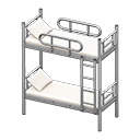 Bunk Bed Silver / White