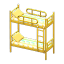 Bunk Bed Yellow / Colorful lines