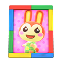 Animal Crossing Bunnie's Photo|Colorful Image