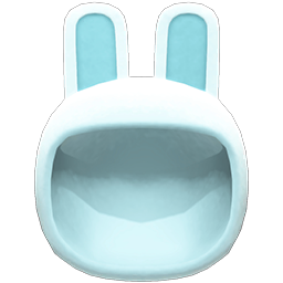 Bunny Hood White