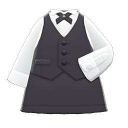 Animal Crossing Café Uniform|Black Image