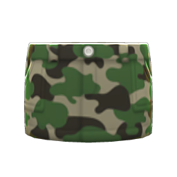 Animal Crossing Camo Skirt|Avocado Image