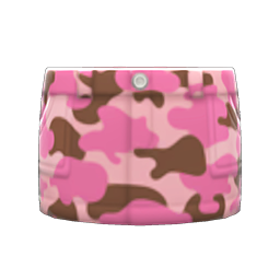 Camo Skirt Pink