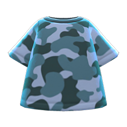 Camo Tee Blue