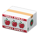 Animal Crossing Cardboard Box|Apples Image