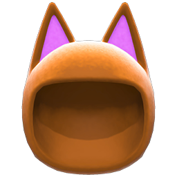 Animal Crossing Cat Cap|Brown Image