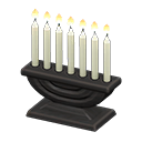 Animal Crossing Celebratory Candles|Black Image