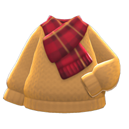 Checkered Muffler Camel