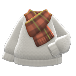 Checkered Muffler Gray