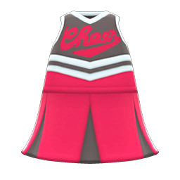 Animal Crossing Cheerleading Uniform|Berry red Image