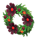 Animal Crossing Chic Cosmos Wreath Image