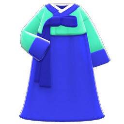 Animal Crossing Chima Jeogori|Blue Image