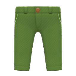 Animal Crossing Chino Pants|Avocado Image