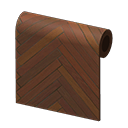 Animal Crossing Chocolate Herringbone Wall Image