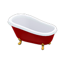 Claw-foot Tub Red