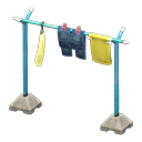 Animal Crossing Clothesline Pole|Blue / Carrot Image