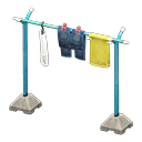 Clothesline Pole Blue / Plain