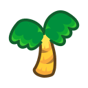 Animal Crossing Coconut Tree Image