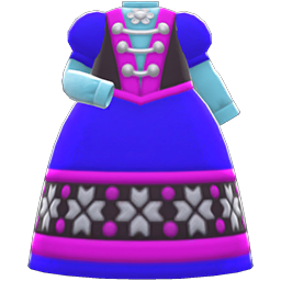 Animal Crossing Cold-country Dress|Blue Image