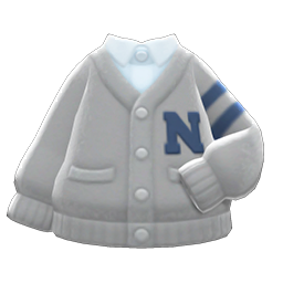 Animal Crossing College Cardigan|Gray Image