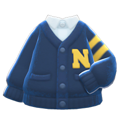 College Cardigan Navy blue