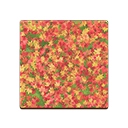 Animal Crossing Colored-leaves Flooring Image