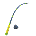 Animal Crossing Colorful Fishing Rod|Gray Image