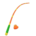 Colorful Fishing Rod Orange