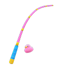 Colorful Fishing Rod Pink