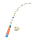 Colorful Fishing Rod White