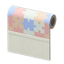 Animal Crossing Colorful Puzzle Wall Image