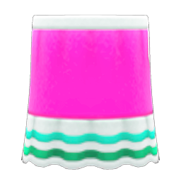 Colorful Skirt Pink