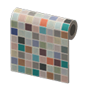 Animal Crossing Colorful-tile Wall Image