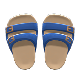 Animal Crossing Comfy Sandals|Blue Image