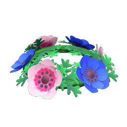 Animal Crossing Cool Windflower Crown Image