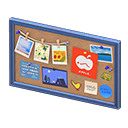 Animal Crossing Corkboard|Blue / Apple Image