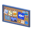 Corkboard Blue / Fish