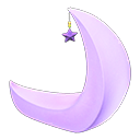 Crescent-moon Chair Purple