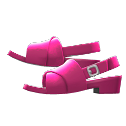 Cross-belt Sandals Pink