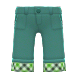 Cuffed Pants Green