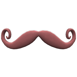 Animal Crossing Curly Mustache Image