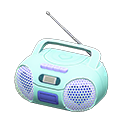 Cute Music Player Sky blue