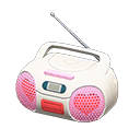 Cute Music Player White