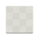 Cute White-tile Flooring