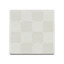 Cute White-Tile Flooring