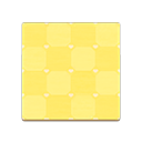 Animal Crossing Cute Yellow-tile Flooring Image