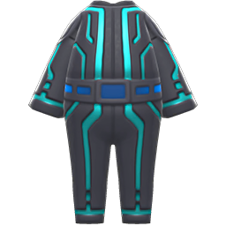 Animal Crossing Cyber Suit|Blue Image