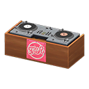 DJ's Turntable Brown / Cute logo